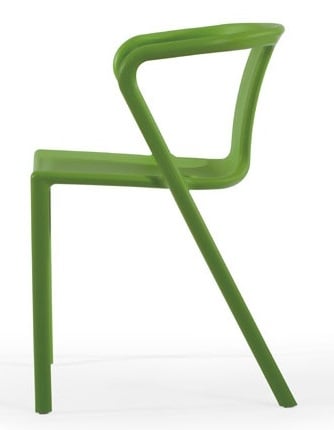 stackable style, Terrace chair Air armchair Green