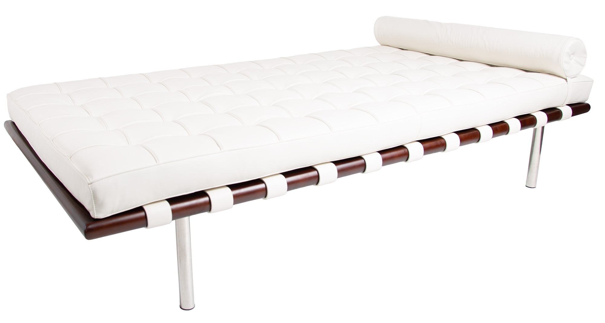 Ludwig Mies vd Rohe style, Daybed Barcelona Pavillion white