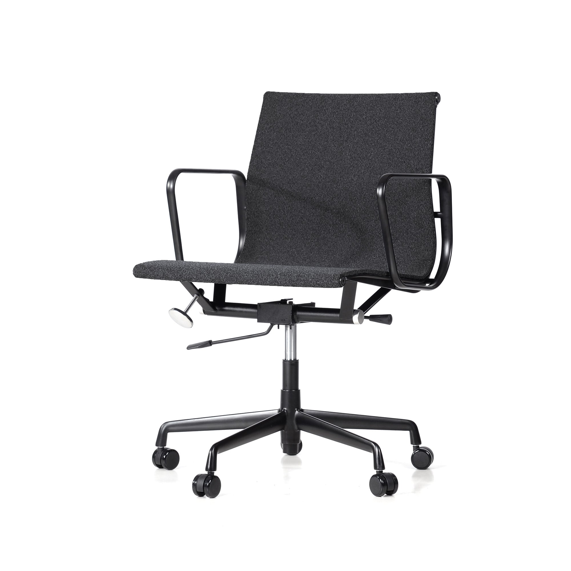 Charles Eames style, Office chair EA117 Fabric Mesh black base black