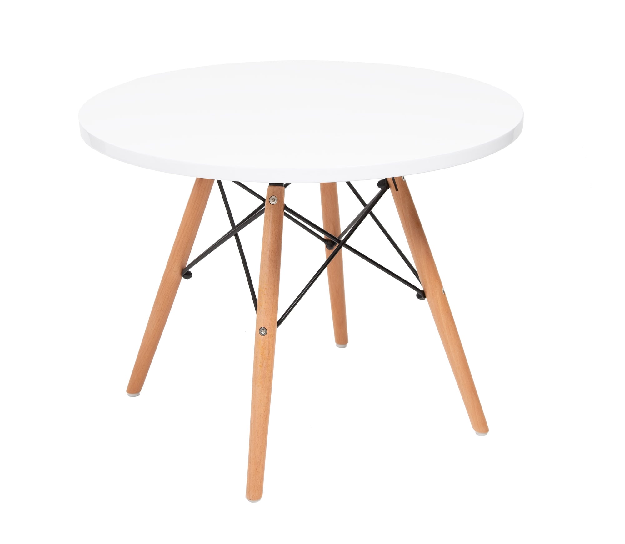 Charles Eames style, Children's table CTR junior round white