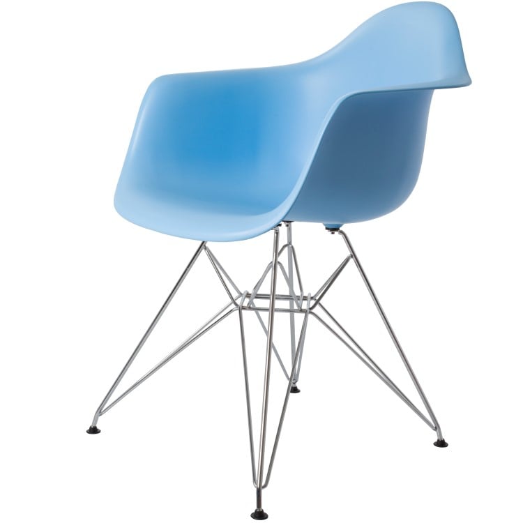 Charles Eames style, Dining chair DAR PP lightblue