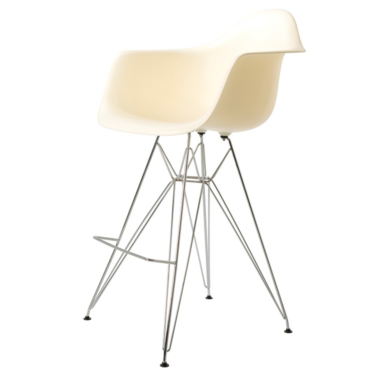 Charles Eames style, Barstool DAR PP cream