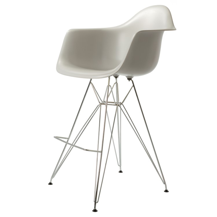Charles Eames style, Barstool DAR PP lightgrey