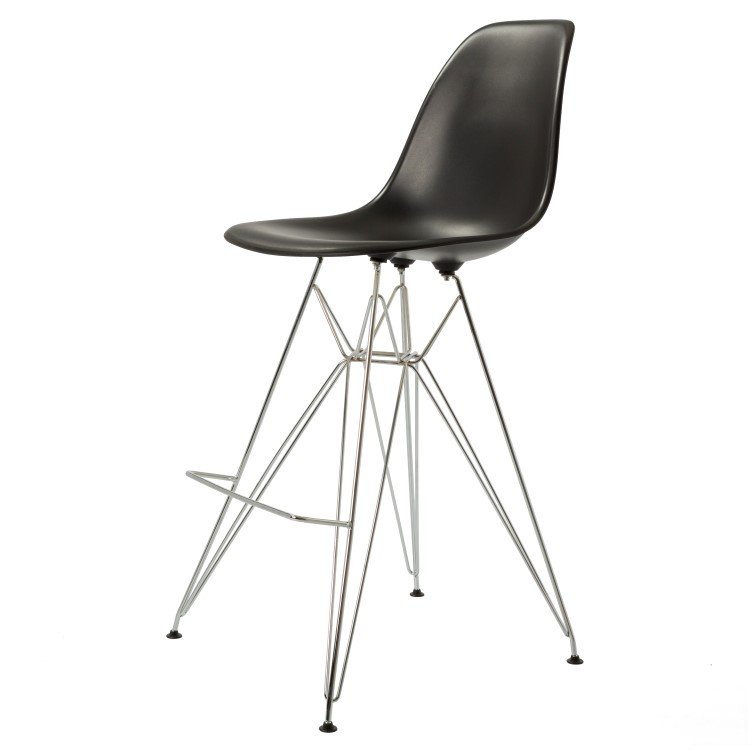 Charles Eames style, Barstool DSR matte PP black