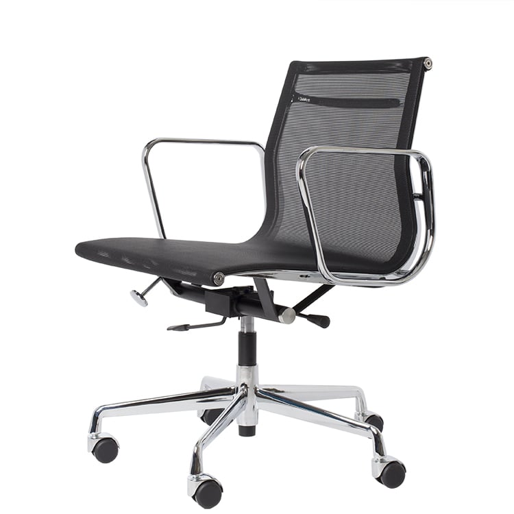 Charles Eames style, Office chair EA117 mesh netweave black