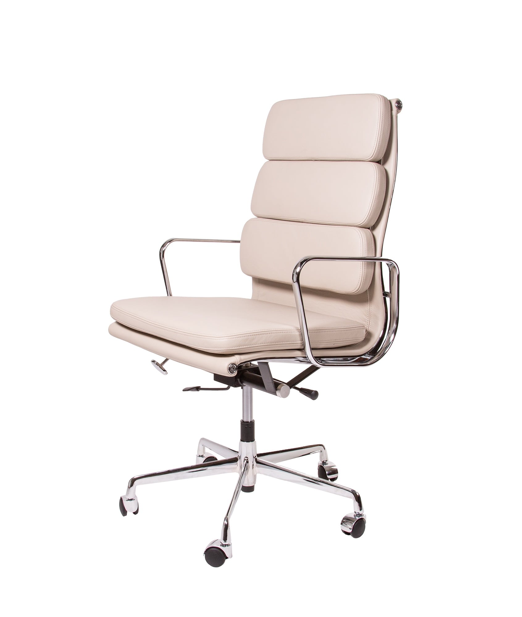 Charles Eames style, Executive chair EA219 Leather grey