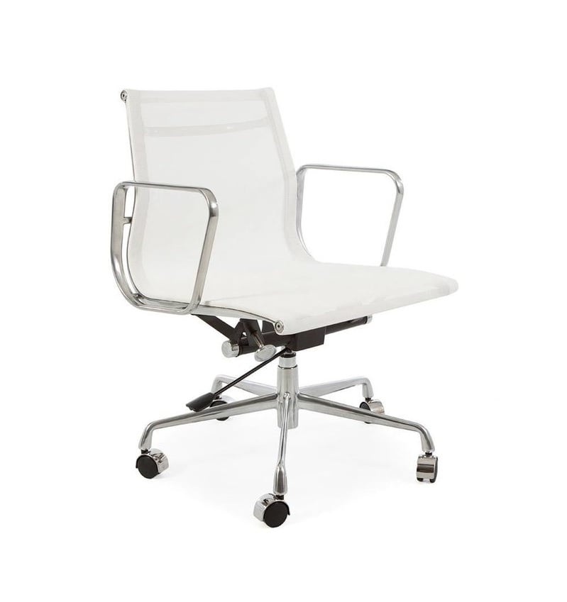 Charles Eames style, Office chair EA117 mesh netweave white