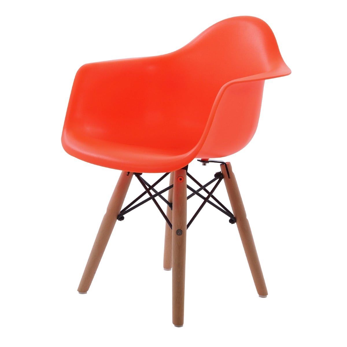 Charles Eames style, Children's chair DAW Junior neon orange