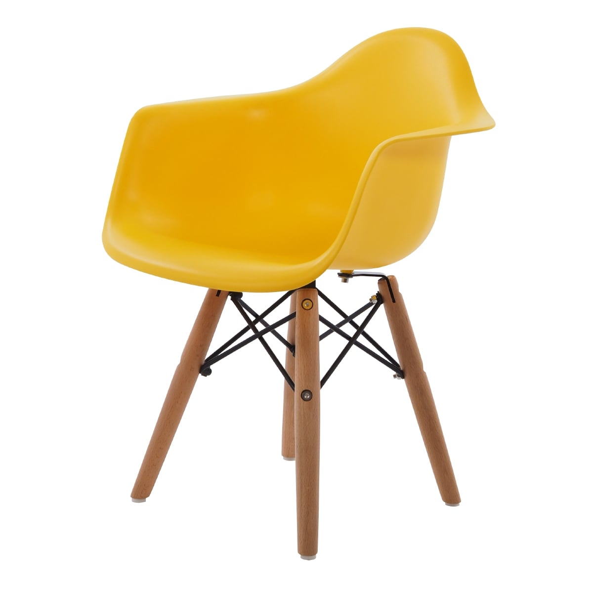 Charles Eames style, Children's chair DAW Junior yellow