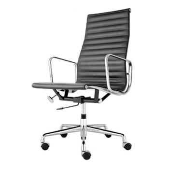 Charles Eames style, Office chair EA119 Leather black