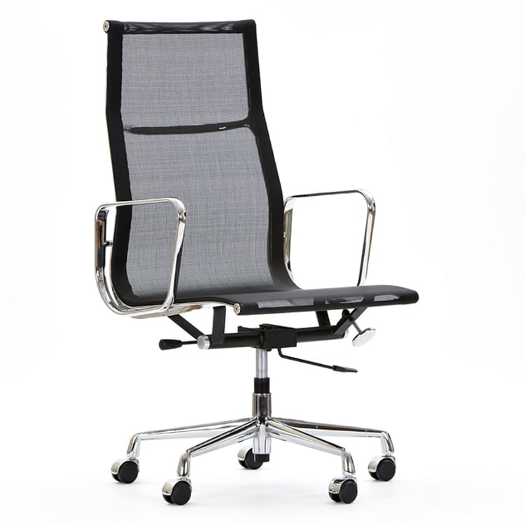 Charles Eames style, Office chair EA119 mesh netweave black