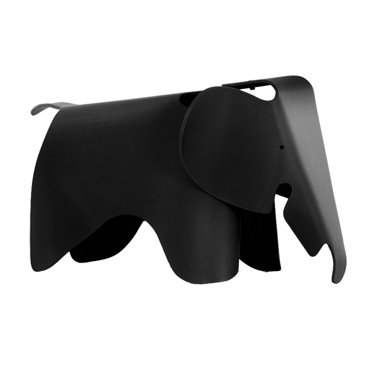 Charles Eames style, Elephantchair Elephant Junior black