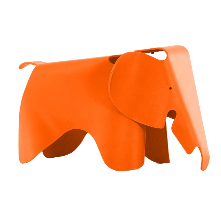 Charles Eames style, Elephantchair Elephant Junior orange