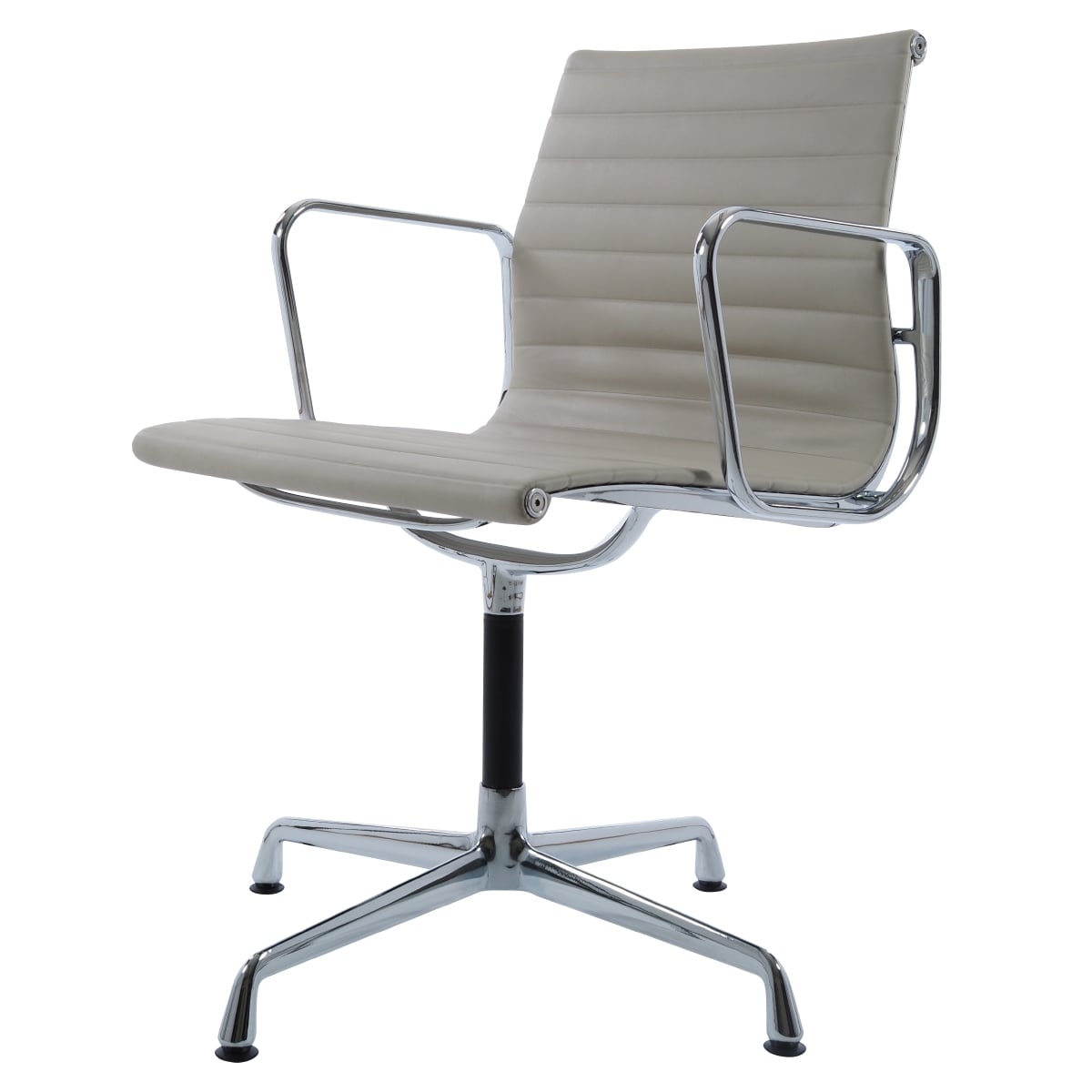 Charles Eames style, Conference Chair EA108 Leather grey