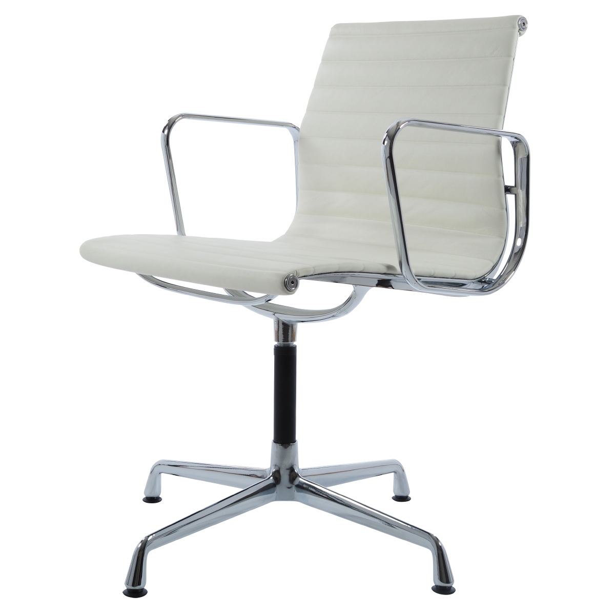 Charles Eames style, Conference Chair EA108 Leather cream
