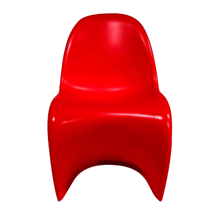 Verner Panton style, Children's chair Panton S-seat glossy red