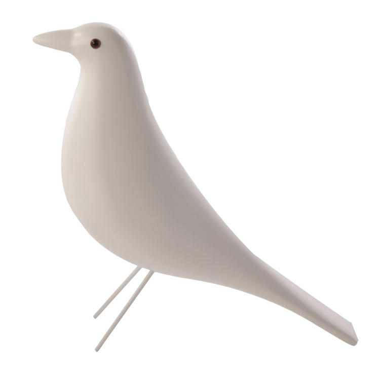 Charles Eames style, Decoration Housebird white