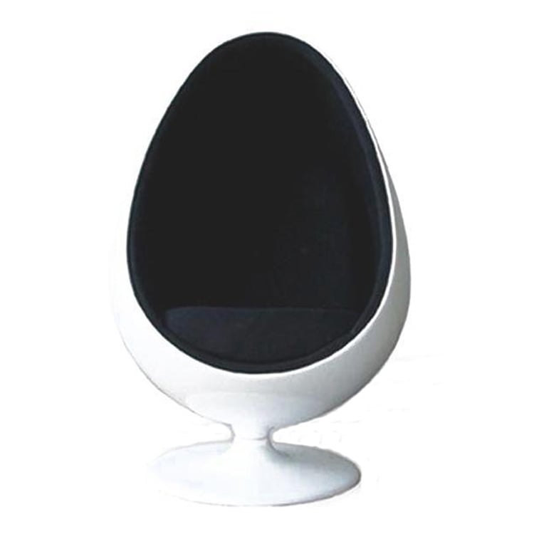 Eero Aarnio style, Lounge chair Egg pod chair black