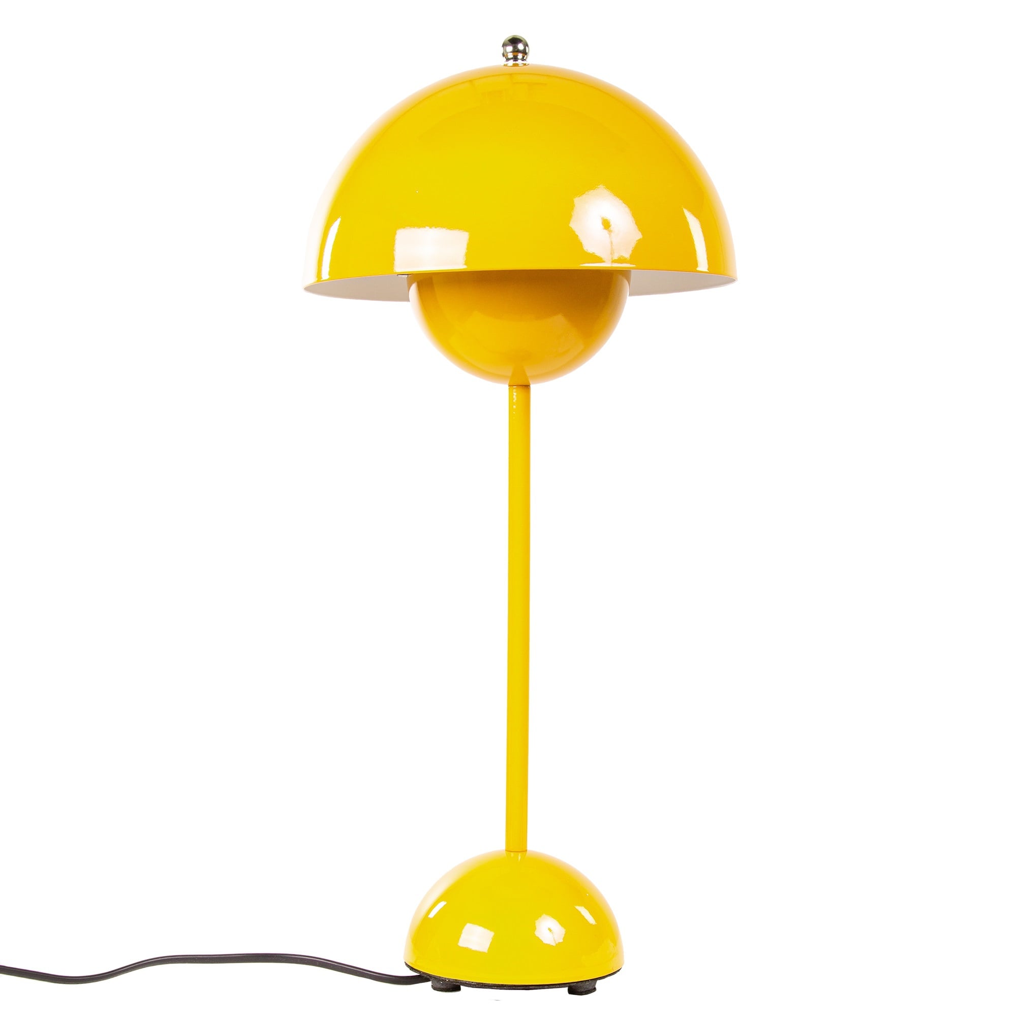 Verner Panton style, Table light Flower Pot VP3 yellow