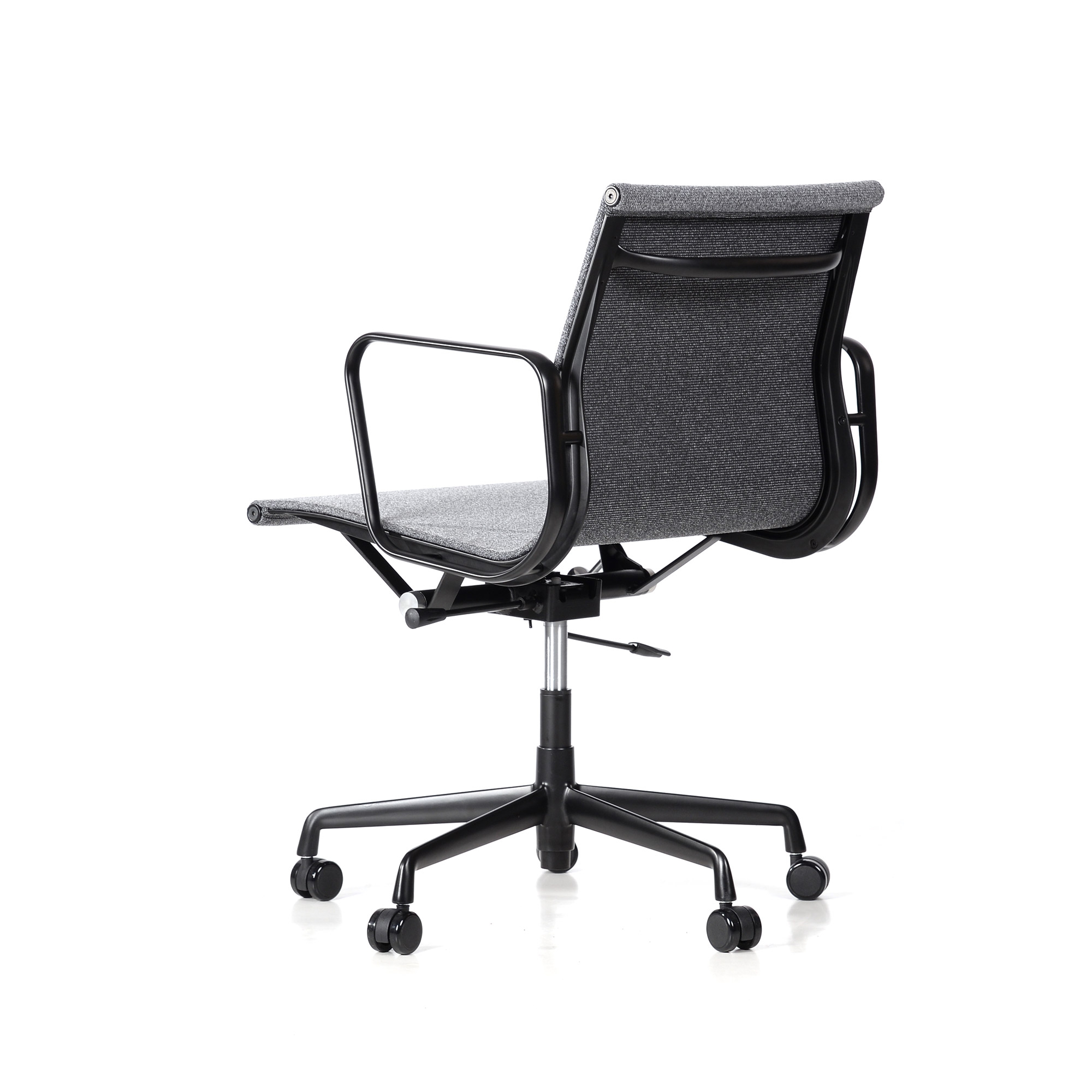 Charles Eames style, Office chair EA117 Fabric Mesh black base Darkgrey