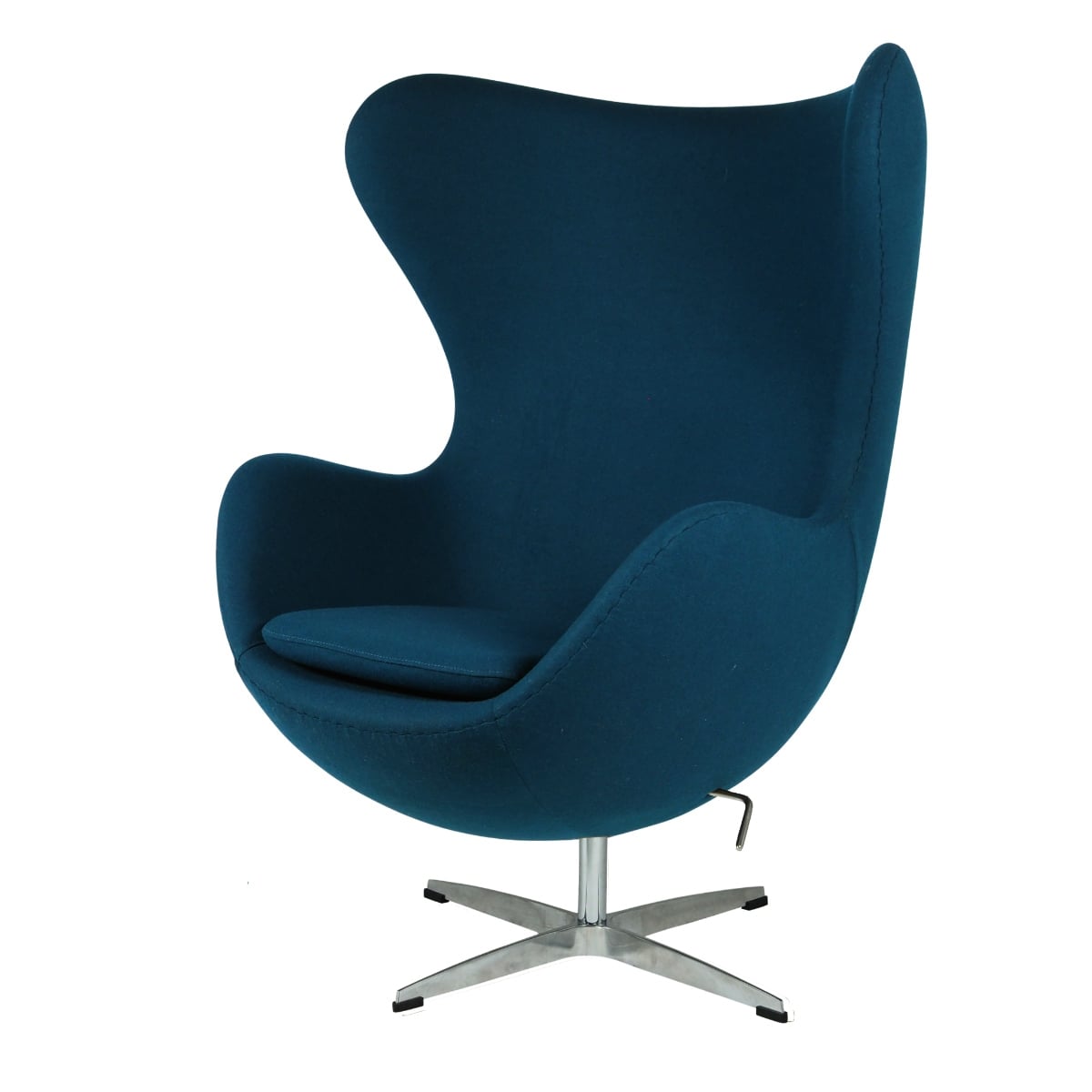Arne Jacobsen style, Lounge chair Egg chair Cashmere darkblue
