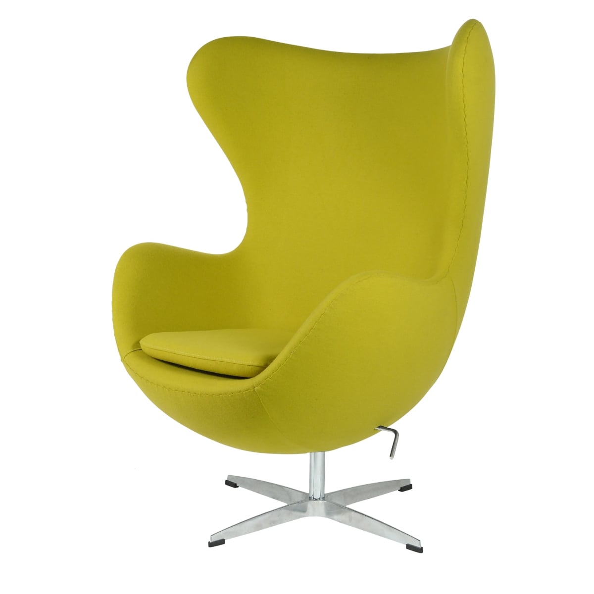 Arne Jacobsen style, Lounge chair Egg chair Cashmere mustard