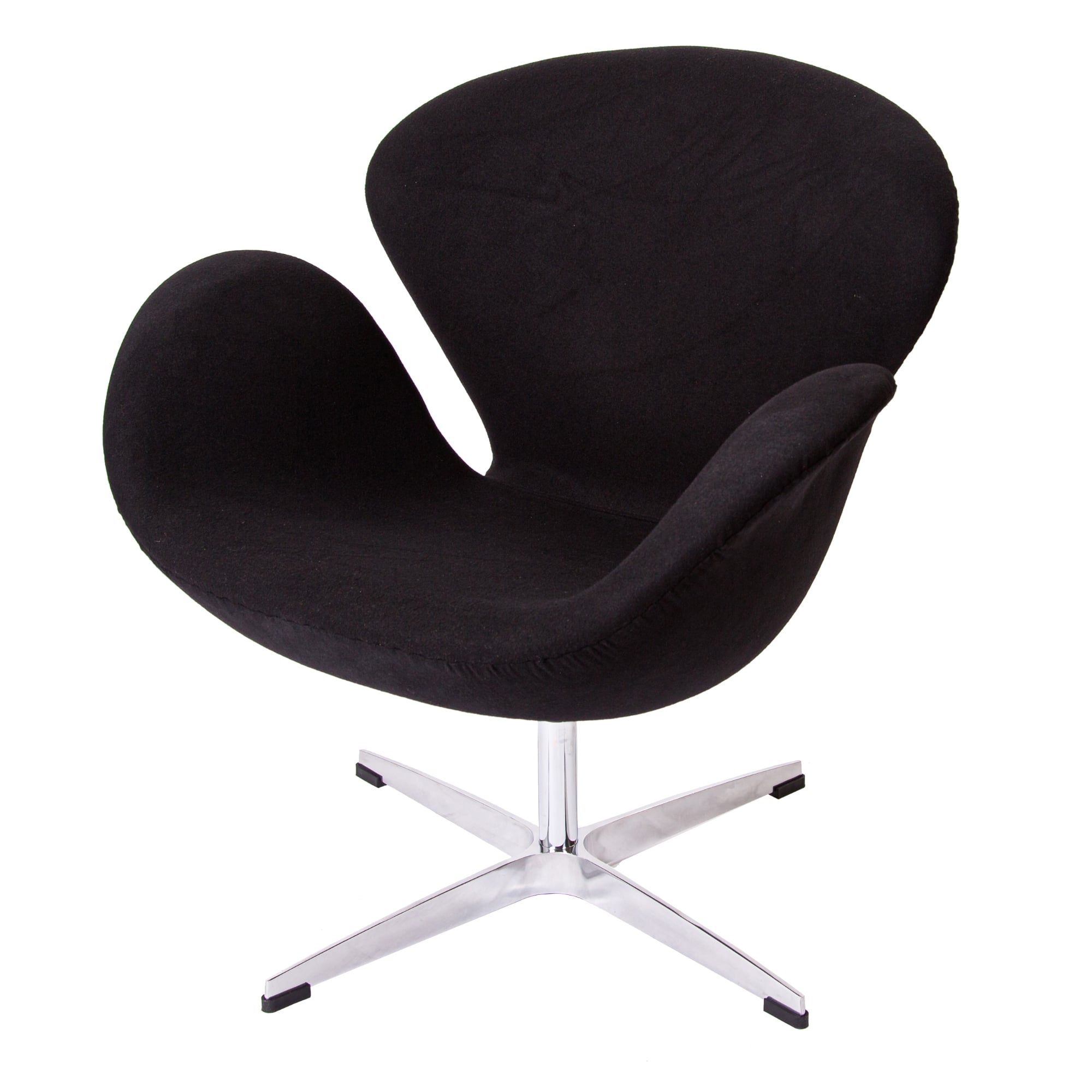 Arne Jacobsen style, Lounge chair Swan Cashmere black