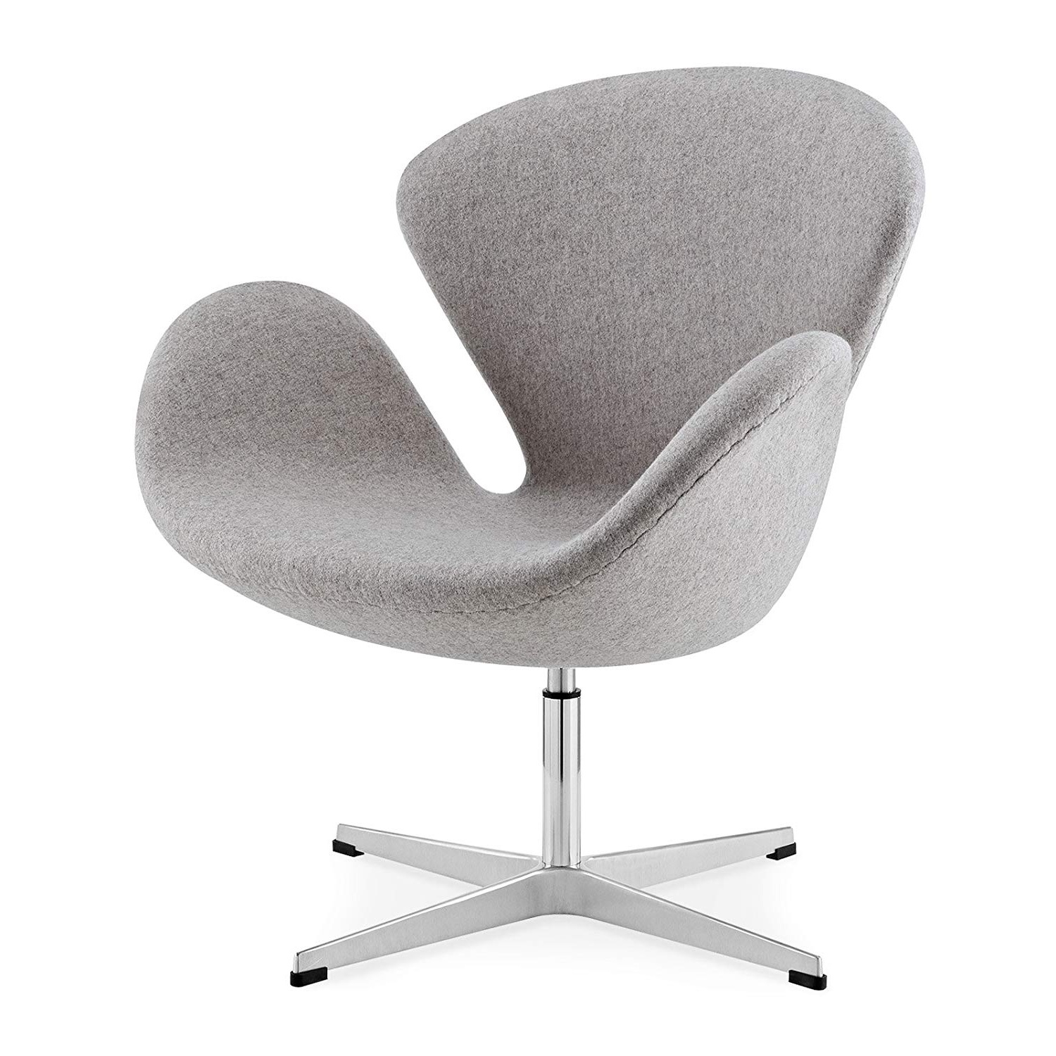 Arne Jacobsen style, Lounge chair Swan Cashmere light gray