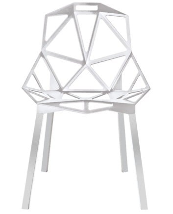 Konstantin Grcic style, Dining chair One chair white