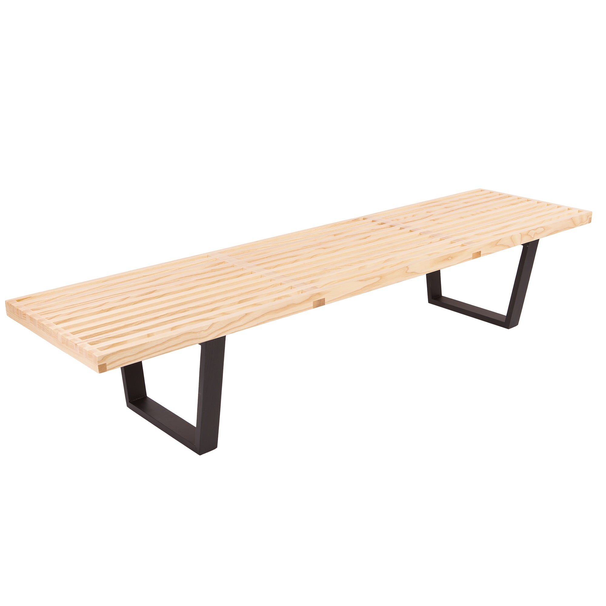 George Nelson style, Bench Nelson Bench Oak 183cm
