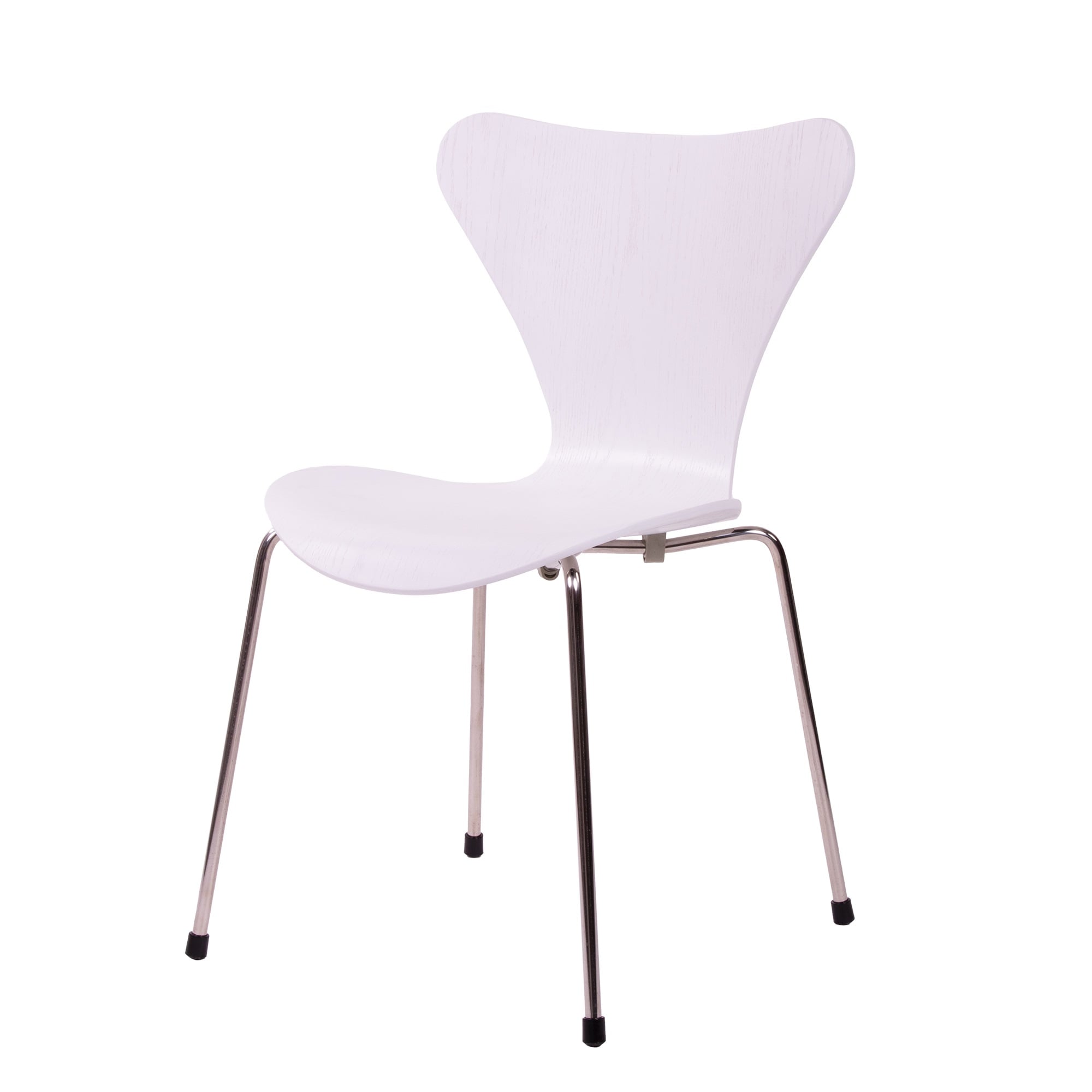 Arne Jacobsen style, Dining chair butterfly series white