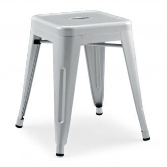 Xavier Pauchard style, Stool Tolix style barstool 48cm matt grey