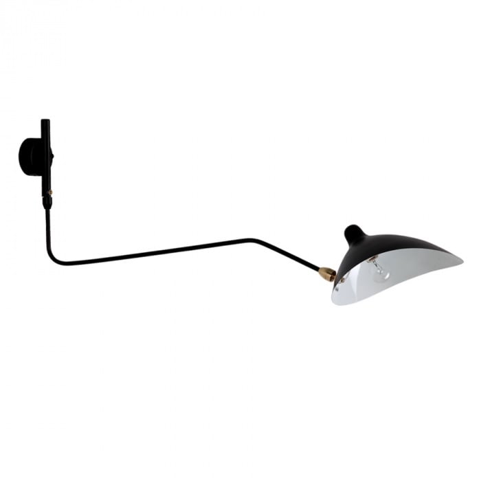 Serge Mouille style, Wall light Contemporary black