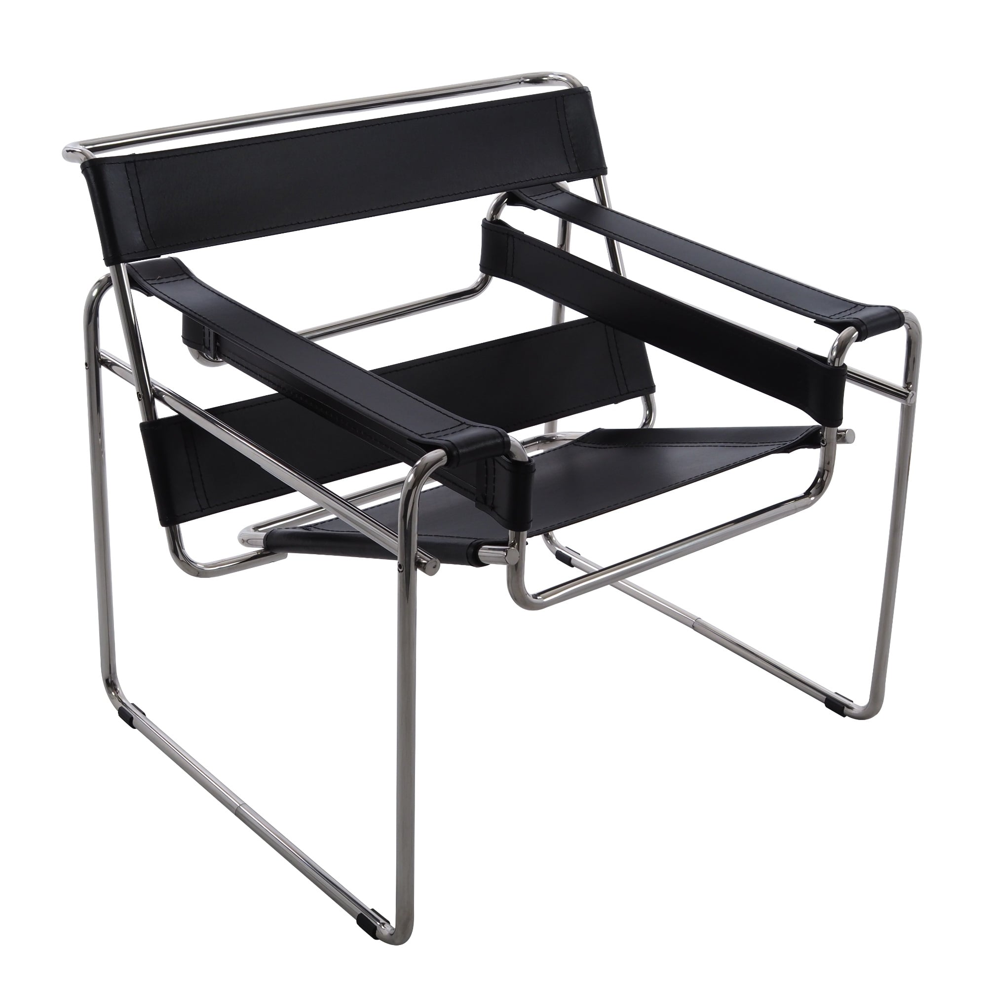 Marcel Breuer style, Lounge chair Wassily style black