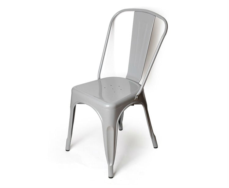 Xavier Pauchard style, Terrace chair Tolix style outdoor chair Stackable chair matt grey
